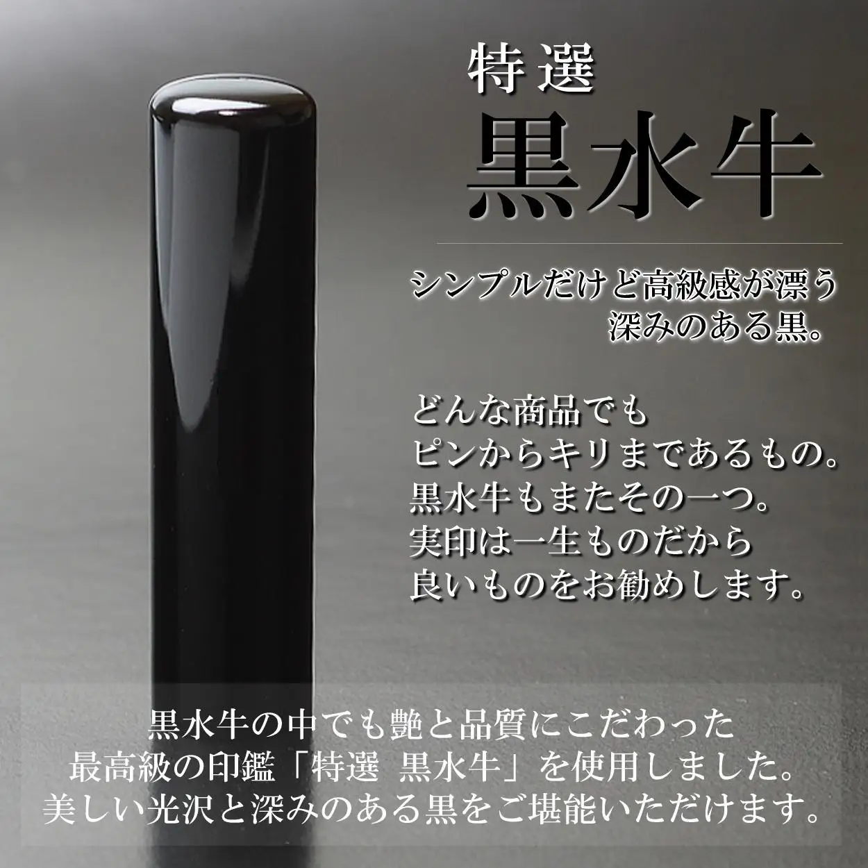 【実印や銀行印に使用可能】高級 黒水牛 チタンケース付き1本セット 男性用 女性用 はんこ 判子 印鑑セット ギフト プレゼント お祝い 入学祝い 就職祝い 卒業祝い 誕生日 還暦祝い 3M24047