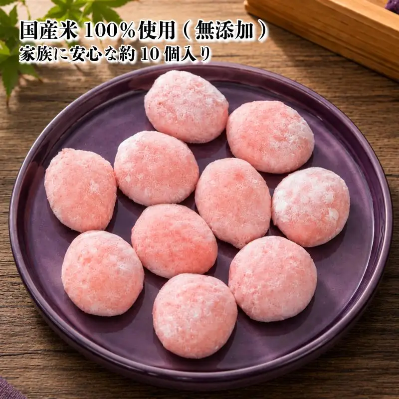 【無添加】老舗職人の杵つき生丸餅（エビ）約500g 