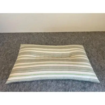 綿まくら(35×55cm)遠州木綿グリーン　【あきる野の匠仕立て】【1737268】
