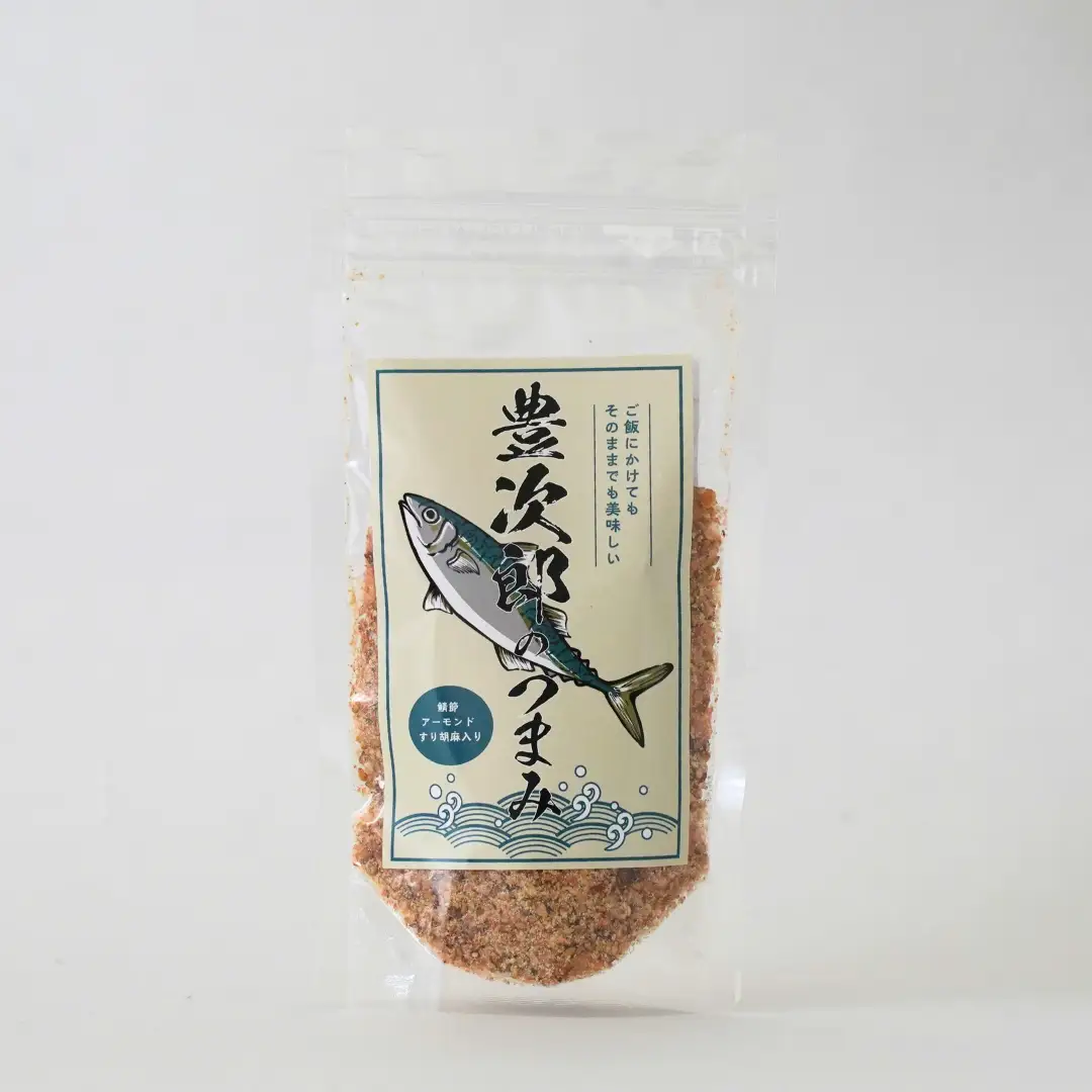 老舗コトヨ醤油】豊次郎のつまみ3種セット（プレーン わさび味 梅味） 60g×3個 万能調味料 ふりかけ アーモンド入り 鯖節 オイル不使用 1C50008