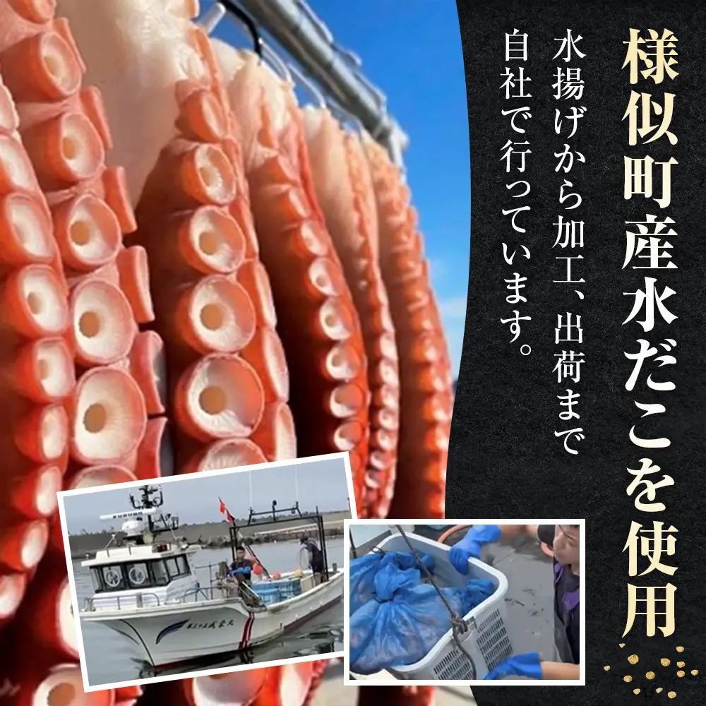おらほのタコチャーシュー 100g×3袋 北海道産タコ