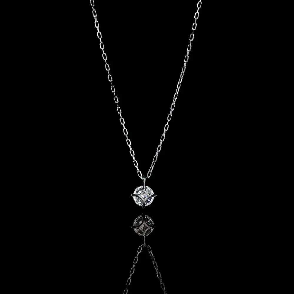 Pt950ダイヤモンド ネックレス（0.10ct）60056F211100100