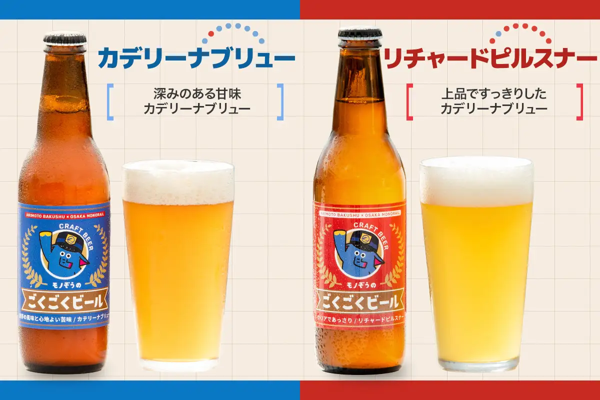「モノぞうのごくごくビール」6本セット 【定番4本＋おまかせ2本】 大阪モノレールオリジナル品 [2711]