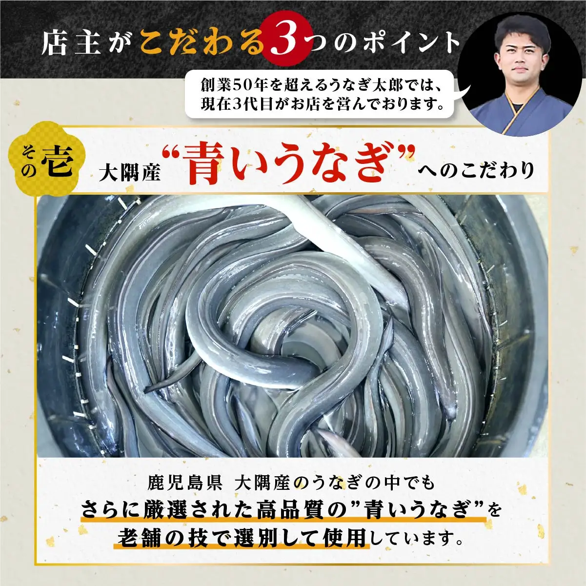 【蒲焼6尾（合計840g以上）】創業50年・職人による手焼き　大隅産うなぎ