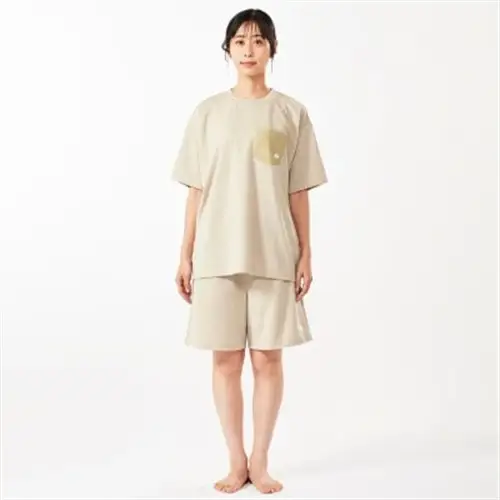 LBL　ボディリカバリーTシャツ S ベージュ 就寝時におすすめリカバリーウエア!　35503664【1731822】