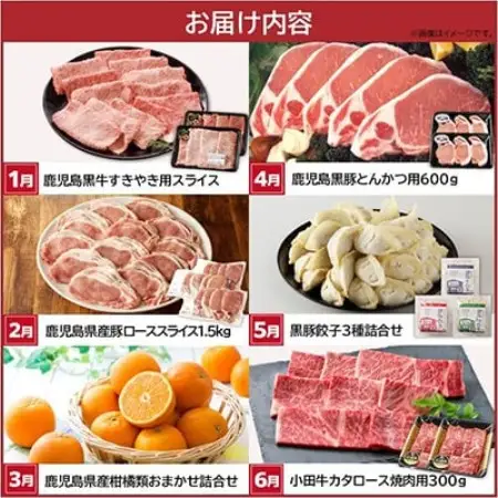 【発送月固定定期便】南九州まんぞく定期便全12回【配送不可地域：離島】【4014771】