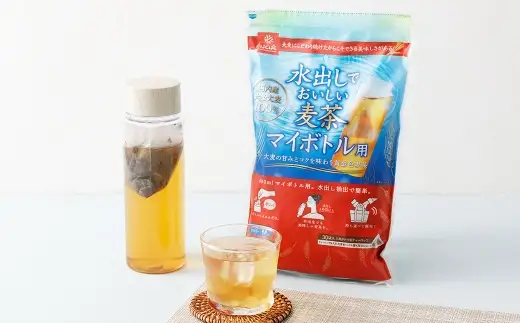 【はくばく】水出しでおいしい麦茶 マイボトル用 300g （ 30袋 ） × 6袋 500ml用 テトラパック マイボトル 水筒 ノンカフェイン ミネラル 補給 国産 麦茶 麦ちゃ むぎちゃ 水出し