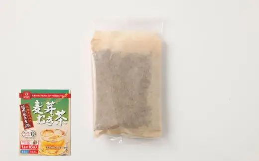 【はくばく】麦芽むぎ茶 112g（ 16袋 ）×20袋  大麦 ブレンド おおむぎ チャック付き 穀物 ノンカフェイン ミネラル 補給 国産 麦茶 麦ちゃ むぎちゃ