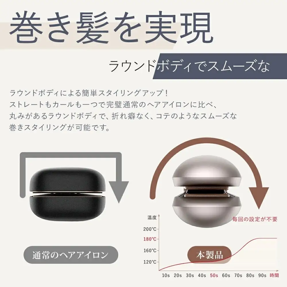 充電式ヘアアイロン ZFB-01 ブラック
