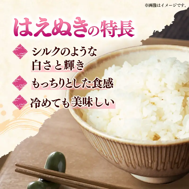 至福の味わい、幸せ米 はえぬき5kg - R8年産新米予約 白米 米 ごはん 山形県 飯豊町産