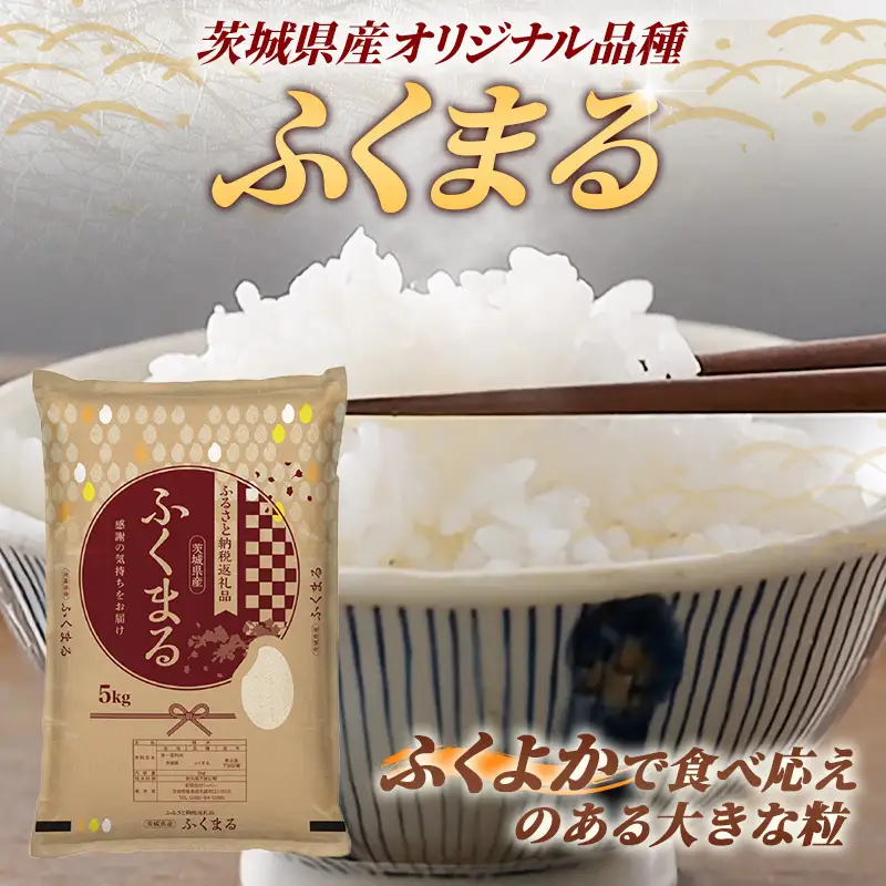 【新米先行予約】 令和8年産 お米 精米 ふくまる 20kg 茨城県産 新米 先行受付 先行予約 2026年 特A米 特A評価