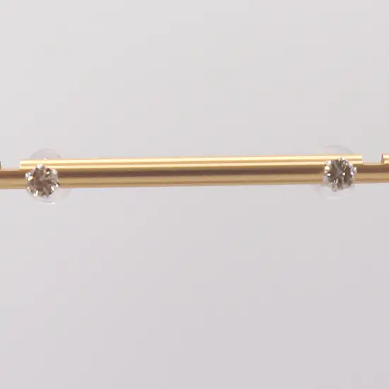2055 Pt　あこや本真珠6.5～7.0㎜　ダイヤモンド0.20ct　ピアス 2way 取外し可能