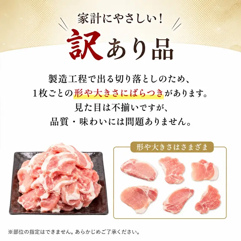 【訳あり】 信州SPF豚 切り落とし 750g ( 250g×3袋 )｜長野県 飯田市