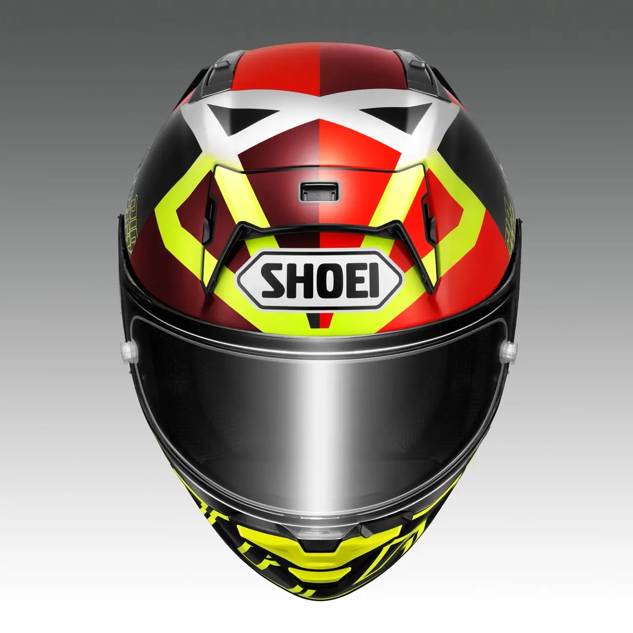 SHOEIヘルメット【X-Fifteen DIGGIA 2 (YELLOW／RED)】S フィッティングチケット付き [2168]