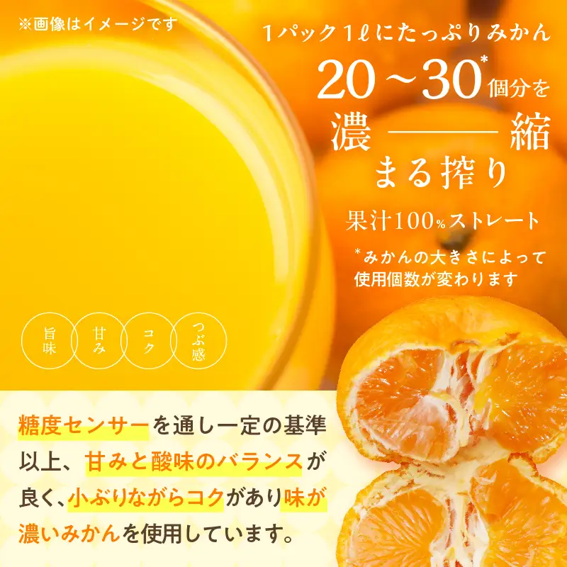 【お中元・夏の贈り物】果汁 100％ まる搾り みかん ジュース 1000ml×1本 220ml×4本 専用ギフトボックス入り_C148-252