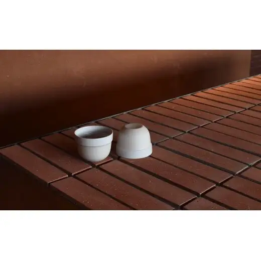 1616/ CMA Tea Cup Earth Grey 2個セット【1616/arita japan】有田焼 セシリエ・マンツ 北欧 デンマーク 食器 器 うつわ ティーカップ カップ グレー シンプル スタッキング シック モダン ギフト A12-238