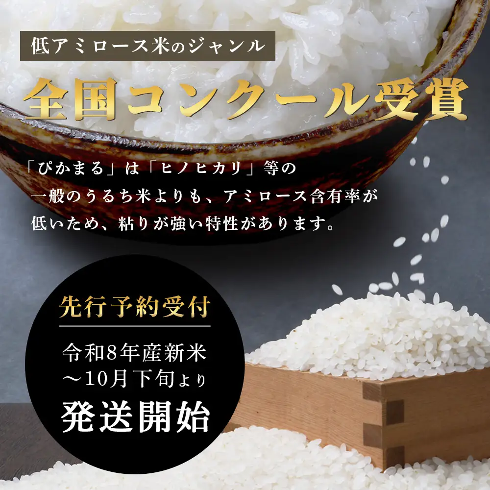 【お米 定期便 2回】令和8年産 新米 多良木町産 ぴかまる 5kg ×2回配送 ＼ 農家が食べる お米／ 10kg 米 定期便 熊本県産 新米 甘み 美味しい米 米 白米 精米 熊本 065-0642