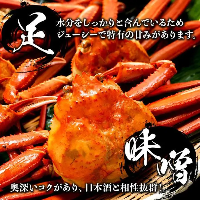 2026年11月発送【訳あり】金沢港より直送！ボイル紅ズワイガニ 3～5杯セット かに 蟹
