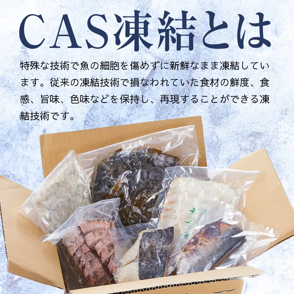 CAS凍結 南紀の誉れ 旬 の 海産物 6品 セット お楽しみ 簡単調理 干物 お造り 塩焼き など