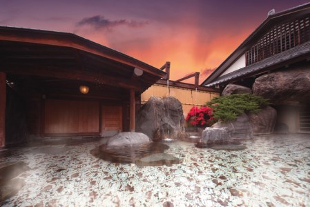 銘石の宿かげつペア宿泊券 次の間タイプ（2名様1泊2日 平休日のみ） 040-001