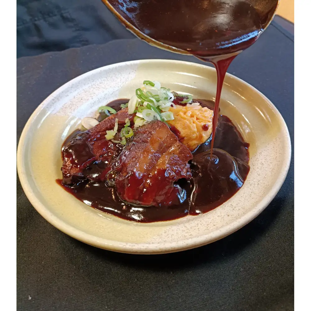 チャイニーズダイニング呵呵　名物　豚の角煮（名古屋みそ）