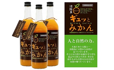 淡路島ギュッとみかん　720ｍL（4本入り）
