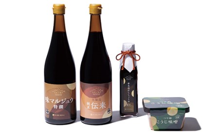 〈山形の極み〉丸十大屋特撰しょうゆ・味噌セット F2Y-0816