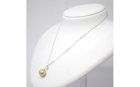 300　南洋真珠ゴールドペンダント（11mm）　パール 宝石 アクセサリー ジュエリー 伊勢志摩 伊勢市 結婚式 入学式 ギフト 贈り物 フォーマル プレゼント 誕生日 K18 金 白蝶 一粒 大株
