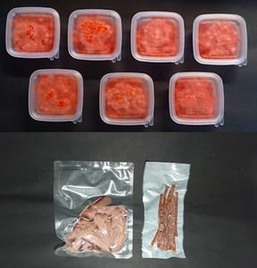 【ブリスモーク＆鮭スティック付】北海道日高産 いくら醤油漬小分けパック(60g×7)[15-546]