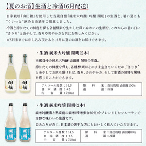「春夏秋冬」お酒の頒布会（4回配送） UMS0009