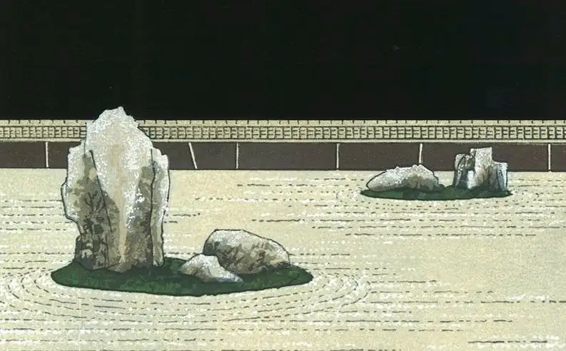 【芸艸堂】加藤晃秀 木版画「輝」（額付）