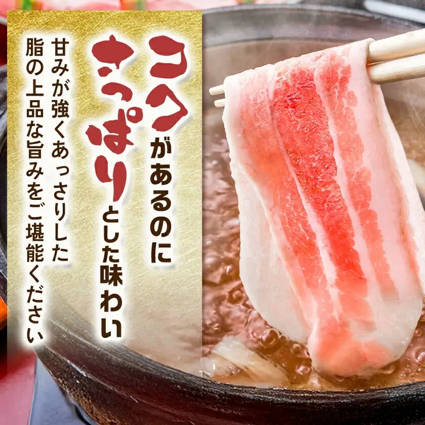 「どんぐりの恵み豚」真空しゃぶしゃぶ2.7kgセット〔17-1102〕_(都城市) 都城産豚 どんぐりの恵み しゃぶしゃぶ ロース バラ 肩ロース モモ・ウデ切落し 200g 300g 豚肉 加工品 冷凍