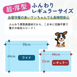 3倍速ふんわりサラ・シート　レギュラー　81枚×4袋　ペットシート ペットシーツ 犬用 ワンちゃん 日本製 雑貨 日用品 防災 防災グッズ 