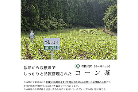 有機栽培 コーン茶（3個セット）：B210-004