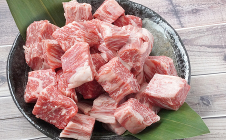 淡路牛 ロース サイコロステーキ　500g（250ｇ×2パック）ステーキ