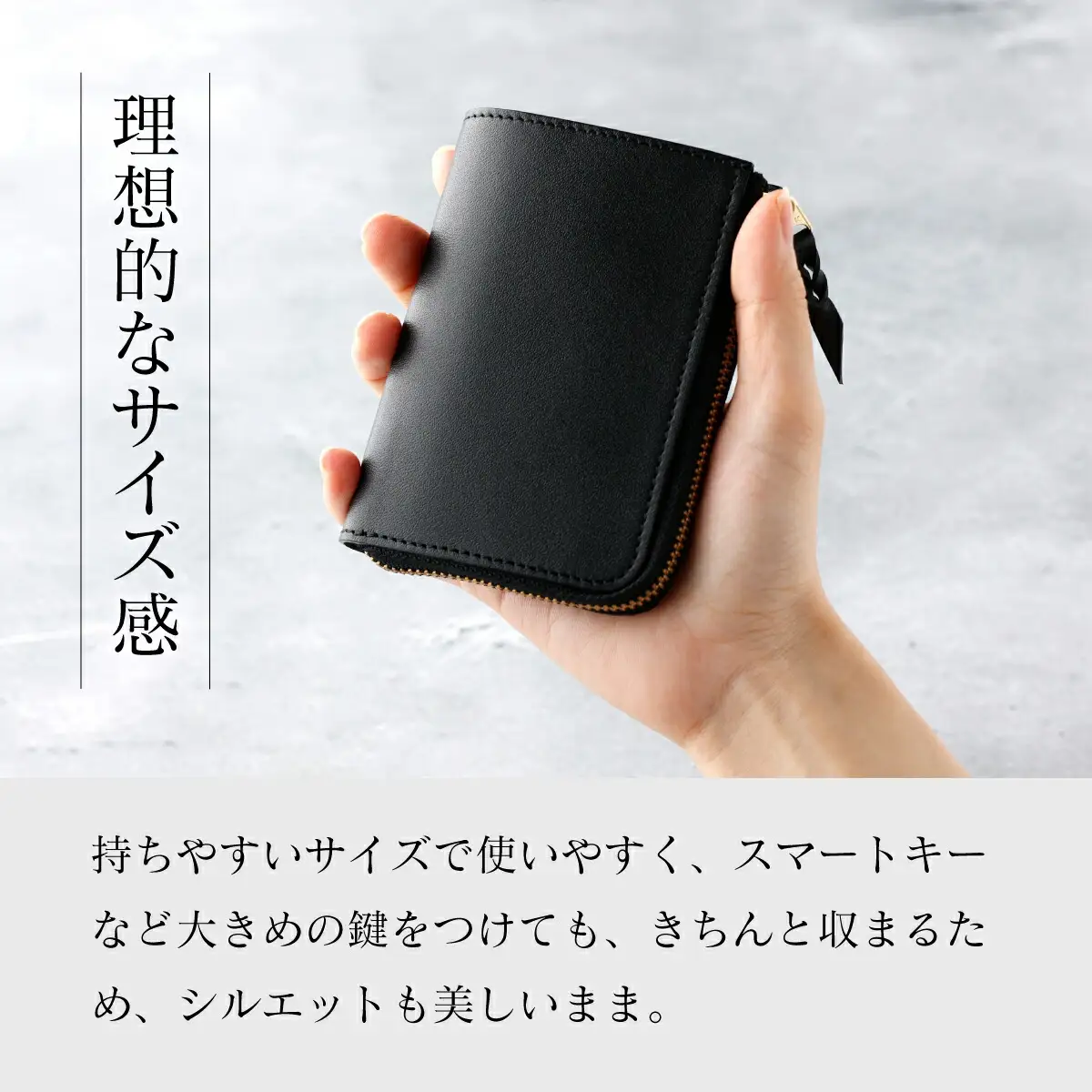 牛革キーケース 赤