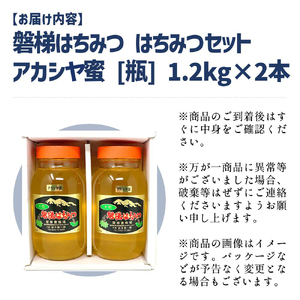 【予約】国産純粋はちみつ 天然 農林水産大臣賞 磐梯はちみつ 1200g［瓶］ はちみつセット　1200g×2 　※令和8年7月より順次発送予定