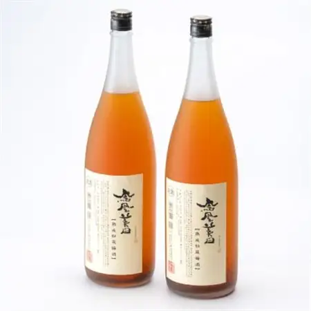 日本酒仕込みの果実酒　【鳳凰美田】　梅酒　一升瓶　2本セット　【1090923】