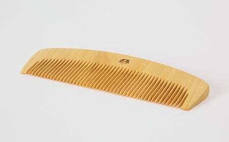 つげ櫛【国産材使用】4寸（約12cm）椿油仕上げ＜108-046＞