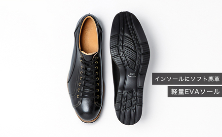 倭イズム ( ヤマトイズム ) 鹿革 シューズ YA3300 （ ブラック ） 26.0cm