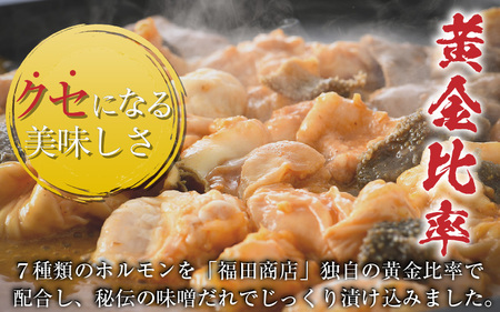 上ミックスホルモン（みそ味）500g×3袋（4人前×3袋）計1.5kg ／ ホルモン [aw001-a002]