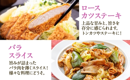 Takahashi Farmの豚肉 食べ比べセット 豚ロース トンカツ用 豚バラ スライス 各500g 合計1kg ロース バラ とんかつ ステーキ 岐阜県産 精肉 国産 ブタ ぶた ポーク お鍋 料理 人気 お取り寄せ ご褒美 自家用 ギフト 送料無料 岐阜県 揖斐川町 お肉 
