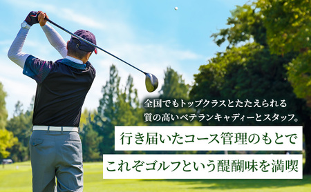 ゴルフ場 千葉 姉ヶ崎カントリー倶楽部 キャディー付プレー 平日のみ 1名様 ゴルフ 関東 チケット ゴルフ場利用券 プレー券 施設利用券 