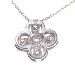 PT900（プラチナ） ダイヤネックレス 花（P6213）