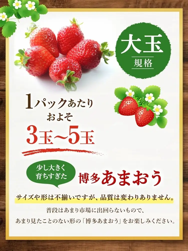 【2027年2月より順次発送】★大玉規格★博多あまおう4パック 約1kg[H2244]
