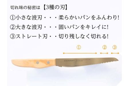パン切りナイフ せせらぎ 2本セット H24-05