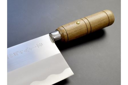 H9-40 ステンレス製中華包丁 175mm 関鍔蔵作