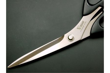H6-137 裁縫用はさみ リズミー 180mm・ギザ刃付き（RM-185N）
