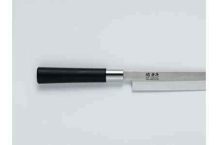 プラ柄 口金付き和包丁 刺身 240mm　H15-21 【最長6か月を目安に配送】