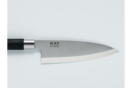 プラ柄 口金付き和包丁 出刃 180mm　H19-13　【最長6か月を目安に配送】